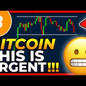 *URGENT* IMMINENT RANGE BREAKOUT on BITCOIN!!!!! BITCOIN Price Prediction 2021 // Bitcoin News Today