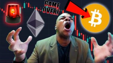 EMERGENCY!!!! IS THIS GAME OVER FOR BITCOIN AND ETHEREUM BULLS?!?!