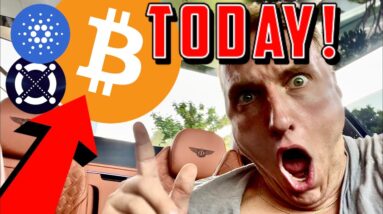 BITCOIN & CRYPTO WILL GO CRAZY TODAY!!!!!!!!!!!!!!!!!!