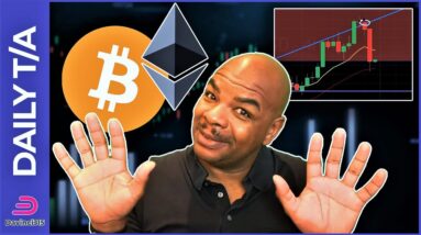 BITCOIN & ETHEREUM DOWN ONLY A BIT BUT NOT OUT!!