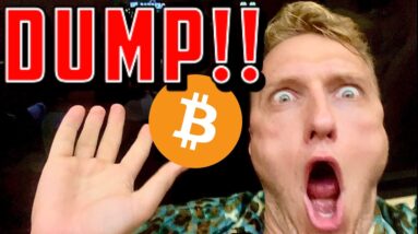 HUGE BITCOIN DUMP!!!!!!!!!!!! [how low will crypto go?]