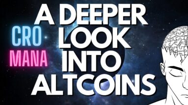 ALTCOINS Breakdown With A Twist. (Crypto.com & MANA)