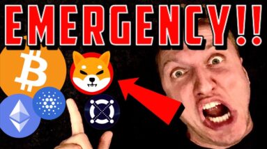 BITCOIN: HUGE EMERGENCY!!!!! [ETH, SHIB, EGLD, ADA, VPAD]