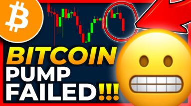 BITCOIN PUMP FAILED BADLY!!! [new lower targets] BITCOIN PRICE PREDICTION 2021 // BITCOIN NEWS TODAY