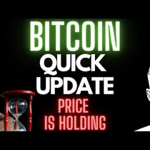 A Quick Update On BITCOIN (Crypto World Today)