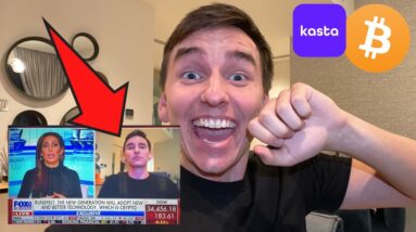 I CAN'T BELIEVE THAT I WAS JUST LIVE ON FOX BUSINESS TALKING ABOUT BITCOIN & KASTA!!!!!!