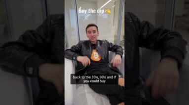 Buy the dip 👏 #Bitcoin