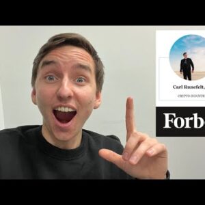 BITCOIN GOT ME INTO FORBES 30 UNDER 30! [Carl Runefelt From Cashier To Multi Millionaire]
