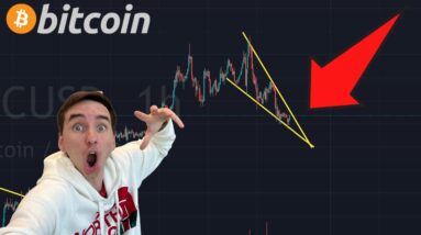 THIS BITCOIN FALLING WEDGE COULD BREAK OUT ANY MINUTE NOW!!!!