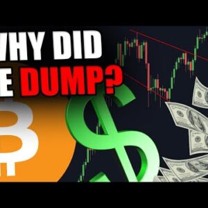 WHY DID BITCOIN GO DOWN AGAIN?  [Pay Attention To This...]