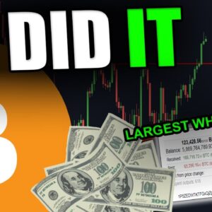 THE LARGEST BITCOIN WHALE IS TAKING ACTION NOW! [He Won Again...]