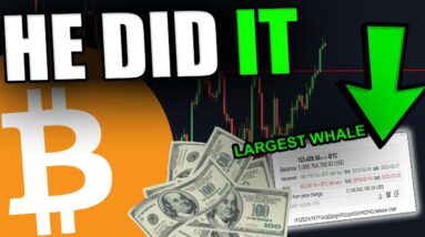 THE LARGEST BITCOIN WHALE IS TAKING ACTION NOW! [He Won Again...]