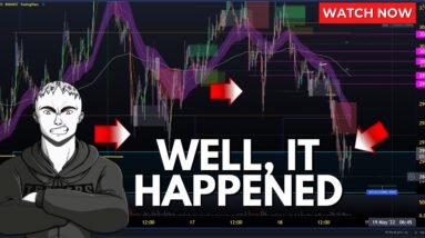 BITCOIN LIVE: Well, Bitcoin Dropped...Next Zone..