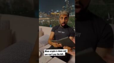 When #Crypto is down and you can’t pay the bill… #MoVlogs #Dominguero