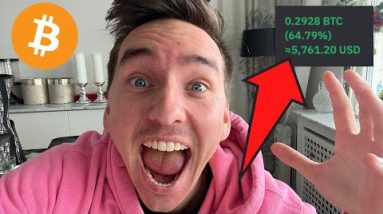 BITCOIN IS PUMPING EXACTLY AS I PREDICTED!!!!!!