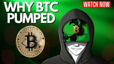 BITCOIN LIVE: The Only Reason Why Bitcoin Pumped
