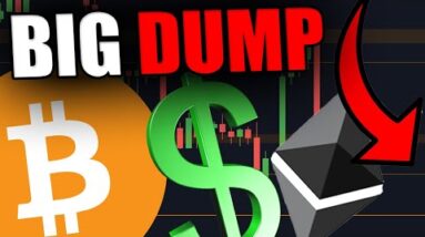 BITCOIN IS DUMPING NOW - MY STRATEGY