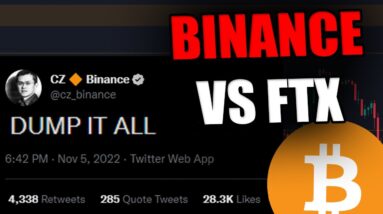 THINGS ARE ESCALATING FOR THE CRYPTO MARKET [Cz Binance Vs FTX]