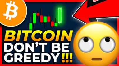 Don't Be GREEDY on This Bitcoin Pump Today!!!! Bitcoin Price Prediction 2022 // Bitcoin News Today