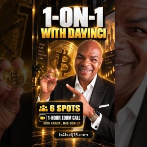 1-ON-1 With Davinci — Only 6 Spots!