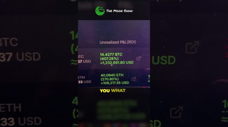 MY $3 MILLION TRADE IS UP $1.2 MILLION !!!!