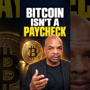 Bitcoin isn't a paycheck.