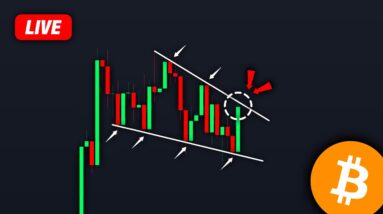 Bitcoin LIVE: Falling Wedge Breakout Loading! (target $85,000) - BTC, ETH, XRP Price Prediction